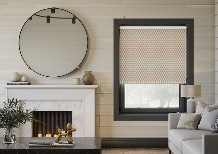 Emily Bond Jaipur, Rust - Twist&Fit Roller Blind - Image 3